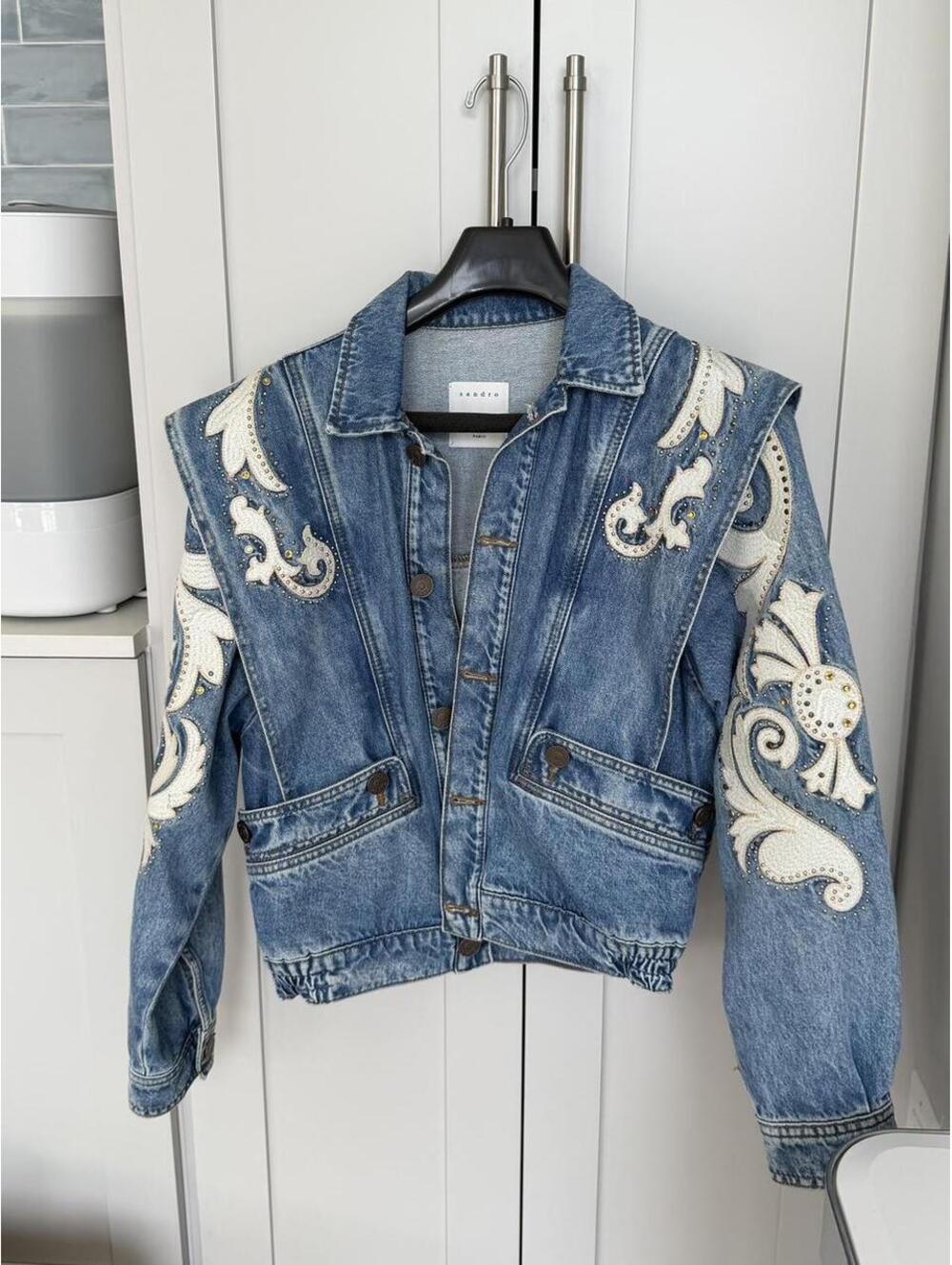 Sandro blue denim jacket
